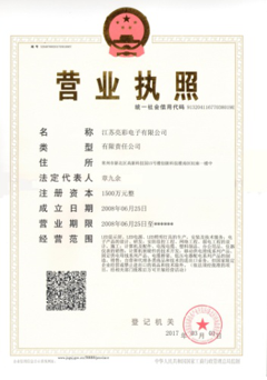 “Changzhou Liangcai Electronics Co., Ltd.” was upgraded to “Jiangsu Liangcai Electronics Co., Ltd.”