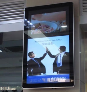 32 inch wall hanging touch advertising machine