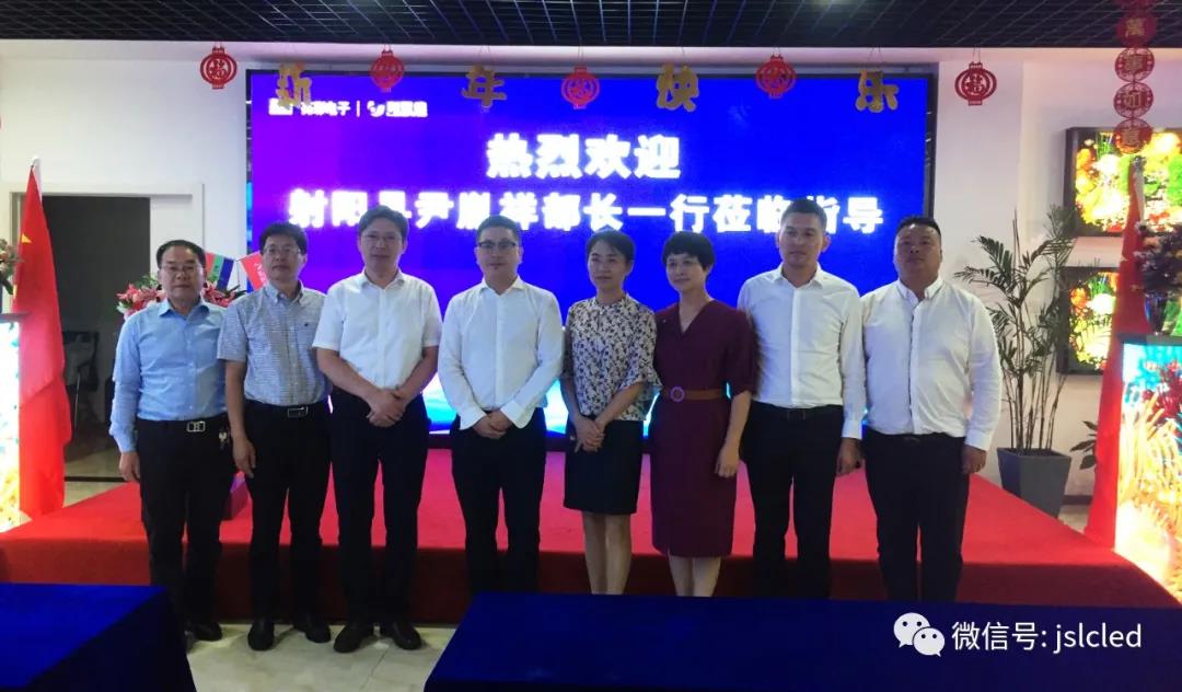 Reflected the county party committee standing committee, minister, minister of united front Yin Yin auspicious line visit jiangsu bright color